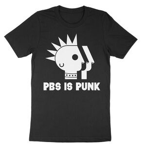 PBS is Punk Black T-shirt Size Medium Men’s